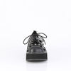 EMILY-32 Plateau Schuhe Schwarz Matt von DemoniaCult – Ansicht 2