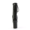 ENCHANT-1040PK Plateau Stiefeletten - Schwarz Matt von Pleaser – Ansicht 2