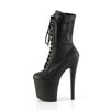 ENCHANT-1040PK Plateau Stiefeletten - Schwarz Matt von Pleaser – Ansicht 3