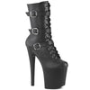 ENCHANT-1043 Plateau Stiefeletten - Schwarz Matt von Pleaser