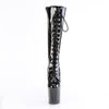 ENCHANT-2023 Plateau Stiefel - Schwarz Lack von Pleaser – Ansicht 2