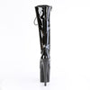 ENCHANT-2023 Plateau Stiefel - Schwarz Lack von Pleaser – Ansicht 4