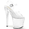 ENCHANT-708 Plateau Sandaletten - Transparent | Pleaser