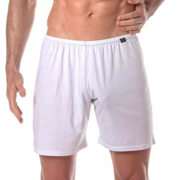 Herren Shorts Exhib It - Elastisch, leicht & schnelltrocknend weiß | TOF Paris