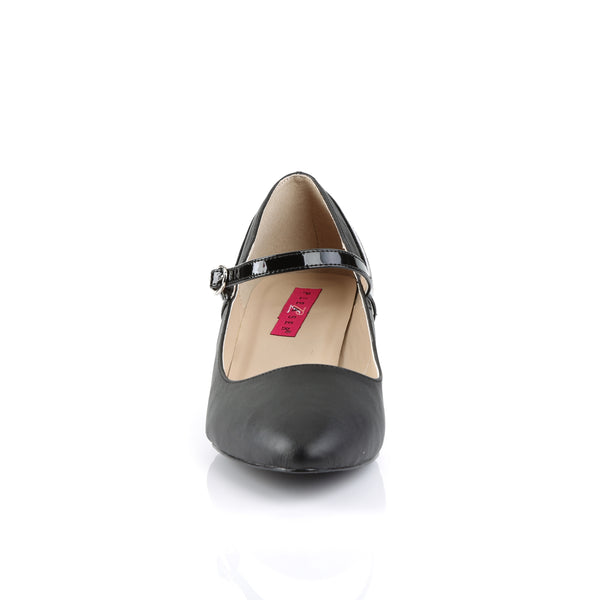 FAB-425 Kitten Heel Pumps Schwarz | Pleaser Pink Label SALE
