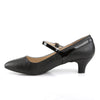 FAB-425 Kitten Heel Pumps Schwarz | Pleaser Pink Label SALE