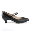 FAB-425 Kitten Heel Pumps Schwarz | Pleaser Pink Label SALE