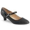 FAB-425 Kitten Heel Pumps Schwarz | Pleaser Pink Label
