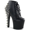 FEARLESS-700-28 Plateau Stiefeletten Schwarz | Pleaser