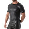 Schwarzes Fetish-T-Shirt von TOF Paris – Ansicht 6
