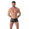Schwarze Fetish swim-Boxershorts von TOF Paris – Ansicht 2