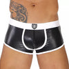 Boxershorts Herren mit hinten offen und FrontBeutel, Schwarz-Weiß | TOF Paris