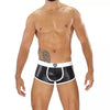 Boxershorts Herren mit hinten offen und FrontBeutel, Schwarz-Weiß | TOF Paris