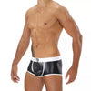 Boxershorts mit Komfort-Beutel & nahtfreiem Seiten-Design, Schwarz-Weiß | TOF Paris