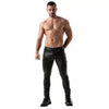 Schwarze Fetish zip-Hose von TOF Paris – Ansicht 2