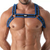 Schwarzes verführerisches Neopren Harness für maskuline Akzente von TOF Paris