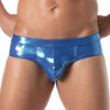 Herren-Slip Fiesta Briefs Royal Blau - Metallic & Sexy Design | TOF Paris