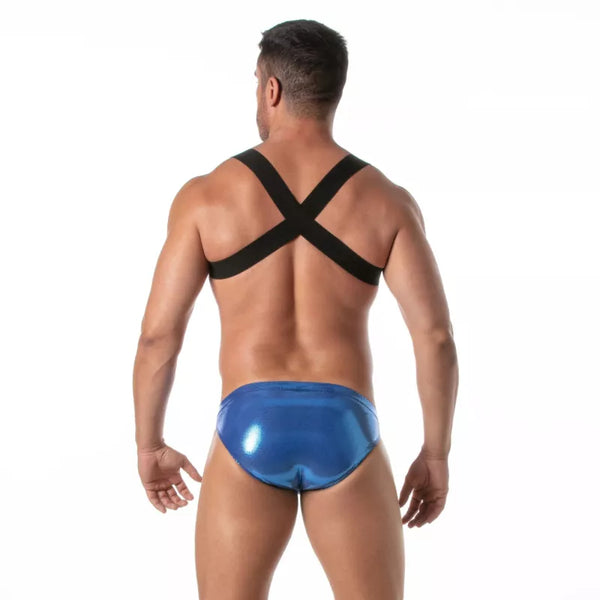 Königsblaues Fiesta Zipped Pocket-Harness von TOF Paris – Ansicht 2