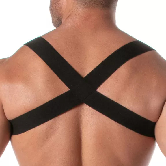 Harness mit Reißverschlusstasche - silber, leicht & glänzend | TOF Paris