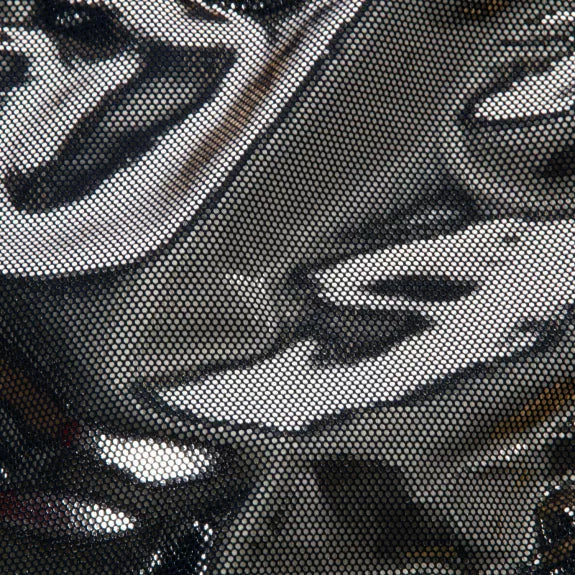 Harness mit Reißverschlusstasche - silber, leicht & glänzend | TOF Paris