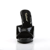 FLAIR-401-2 Pantoletten Lack Schwarz | Fabulicious