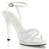 FLAIR-436 Sandaletten Lack Weiß | Fabulicious