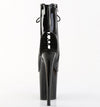 FLAMINGO-1016 Plateau Stiefeletten Schwarz Lack von Pleaser – Ansicht 4