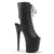 FLAMINGO-1016 Plateau Stiefeletten Schwarz | Pleaser