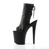 FLAMINGO-1018 Plateau Stiefeletten Schwarz | Pleaser