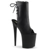 FLAMINGO-1018 Plateau Stiefeletten Schwarz | Pleaser