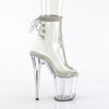FLAMINGO-1018C-2RS Plateau Stiefeletten Transparent mit Strass von Pleaser – Ansicht 5