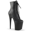 FLAMINGO-1020 Plateau Stiefeletten - Schwarz | Pleaser
