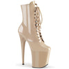 FLAMINGO-1020 Plateau Stiefeletten Nude | Pleaser