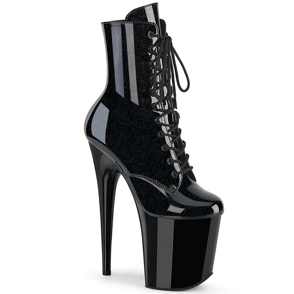 FLAMINGO-1020BLG Plateau Stiefeletten Schwarz von Pleaser
