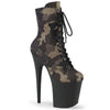 FLAMINGO-1020CM Plateau Stiefeletten - Tarnfarben/Camouflage | Pleaser
