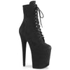FLAMINGO-1020FS Plateau Stiefeletten Schwarz | Pleaser
