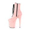 FLAMINGO-1020FS Plateau Stiefeletten Baby Pink | Pleaser