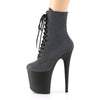 FLAMINGO-1020REFL Plateau Stiefeletten Grün/Schwarz von Pleaser – Ansicht 3