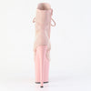 FLAMINGO-1020RM Plateau Stiefeletten Rosa Glitzer von Pleaser – Ansicht 4