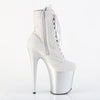 FLAMINGO-1020RM Plateau Stiefeletten Silber von Pleaser – Ansicht 5