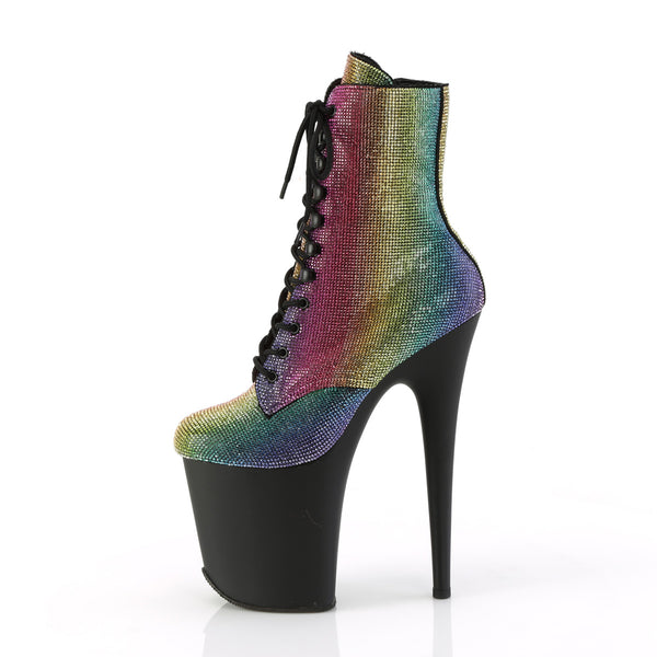 FLAMINGO-1020RS Plateau Stiefeletten - Mehrfarbig von Pleaser – Ansicht 3