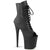 FLAMINGO-1021 Plateau Stiefeletten Schwarz Matt | Pleaser