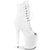 FLAMINGO-1021 Plateau Stiefeletten Weiss Matt | Pleaser