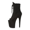 FLAMINGO-1021FS Plateau Stiefeletten - Schwarz | Pleaser
