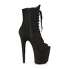 FLAMINGO-1021FS Plateau Stiefeletten - Schwarz | Pleaser