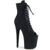FLAMINGO-1021FS Plateau Stiefeletten - Schwarz | Pleaser