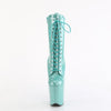 FLAMINGO-1040GP - Plateau Stiefeletten - Mint Grün/Glitzer Lack | Pleaser