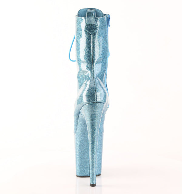 FLAMINGO-1040GP Plateau Stiefeletten Blau von Pleaser – Ansicht 4