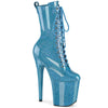 FLAMINGO-1040GP Plateau Stiefeletten Blau | Pleaser