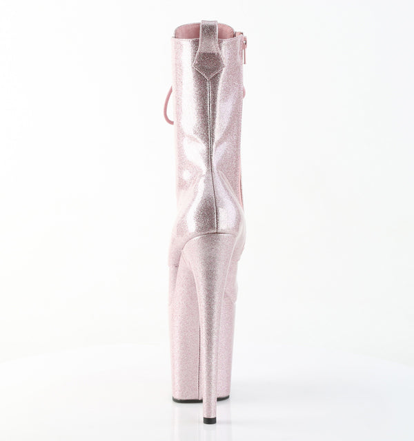 FLAMINGO-1040GP Plateau Stiefeletten Pink von Pleaser – Ansicht 4